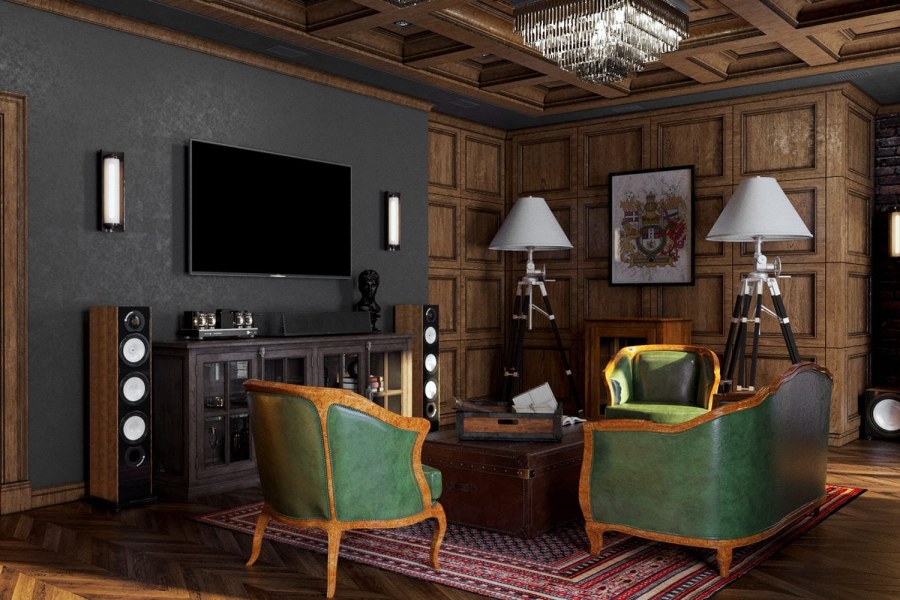 Кабинет в английском стиле