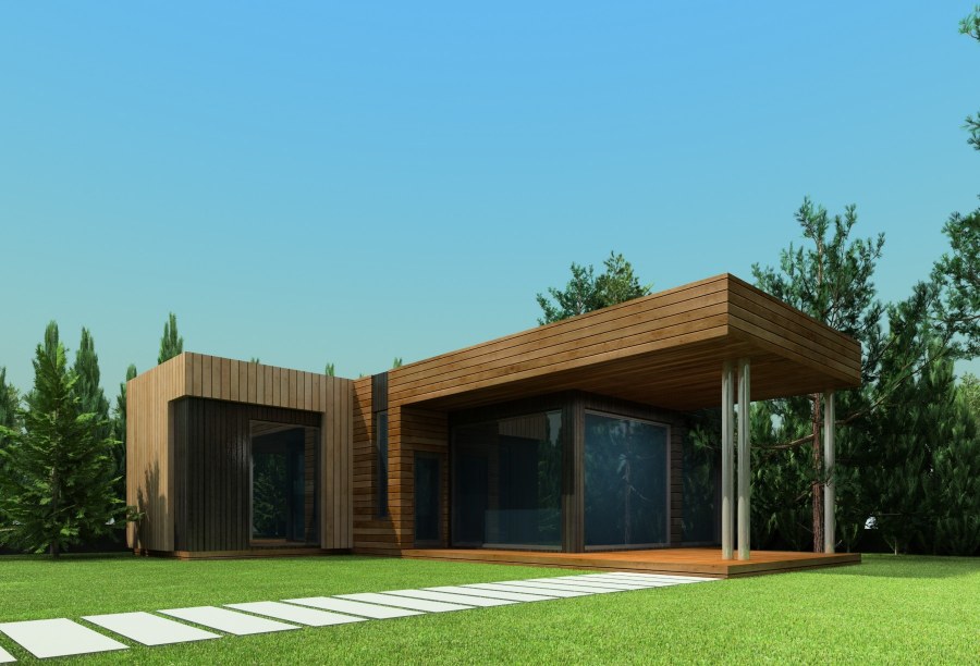 Barn House односкатный