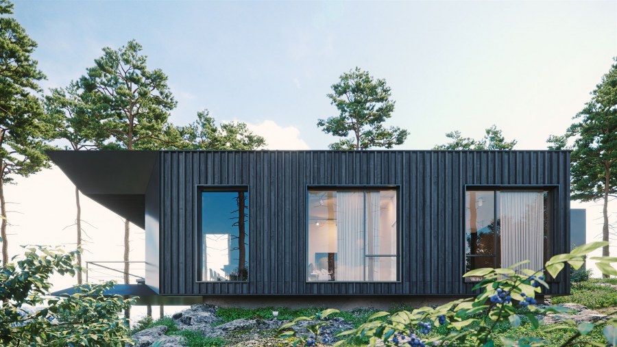 Ае 200-SS павильон с плоской крышей "мm cite"