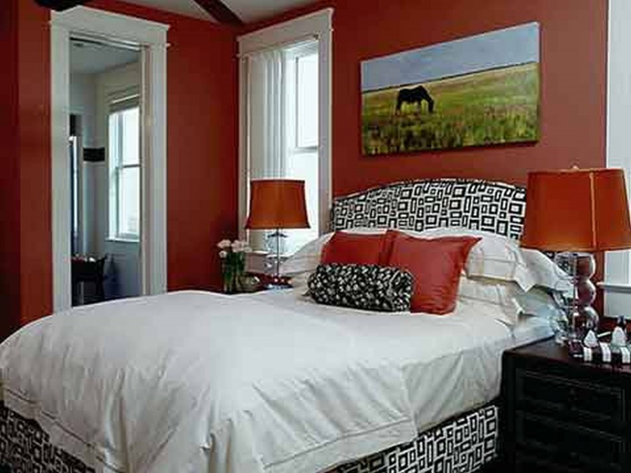 Красная Гостевая спальня