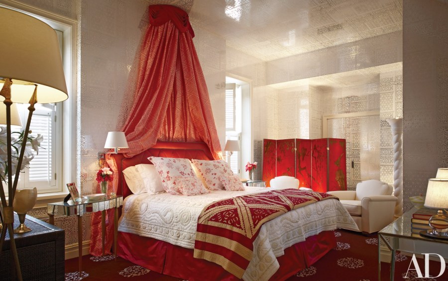 Комната мечты в красных тонах