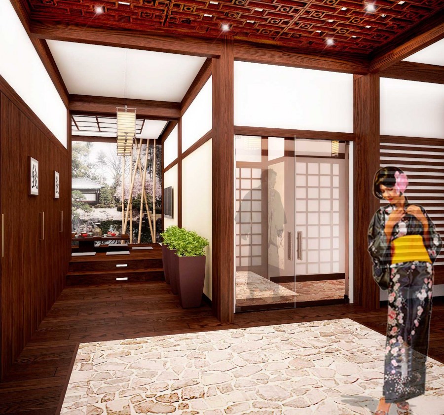 Дизайнерская японская баня