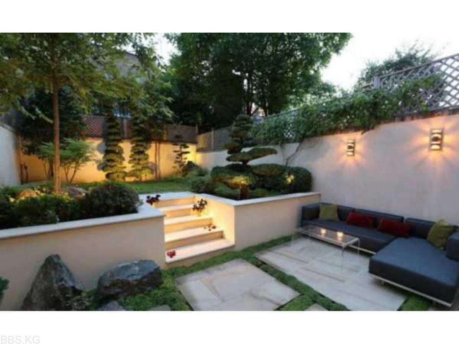 Внутренний дворик в японском стиле