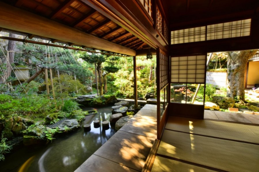 Клумба в японском стиле