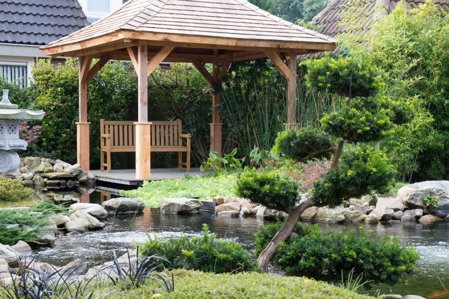 Сад Japanse tuin в Бельгии