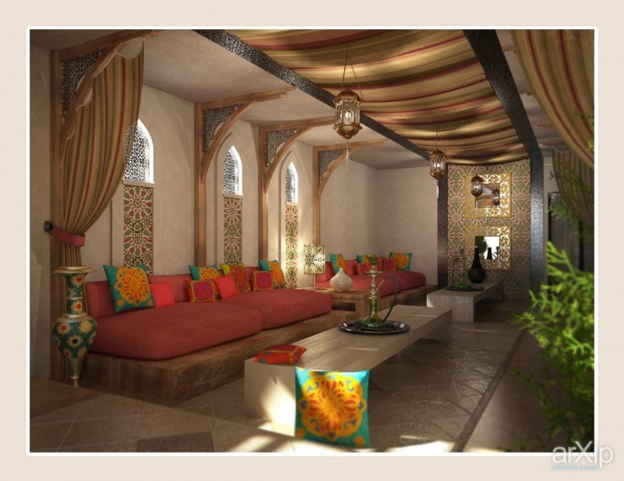 Шторы в Восточном стиле