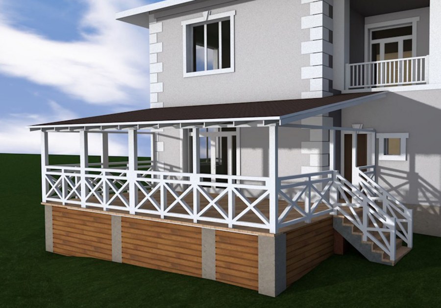 Терраса к дому