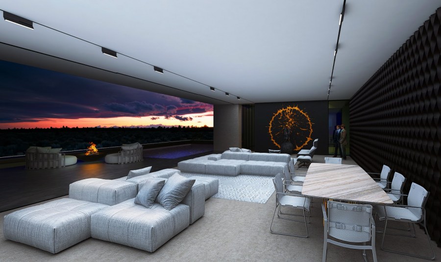 Проектор в интерьере