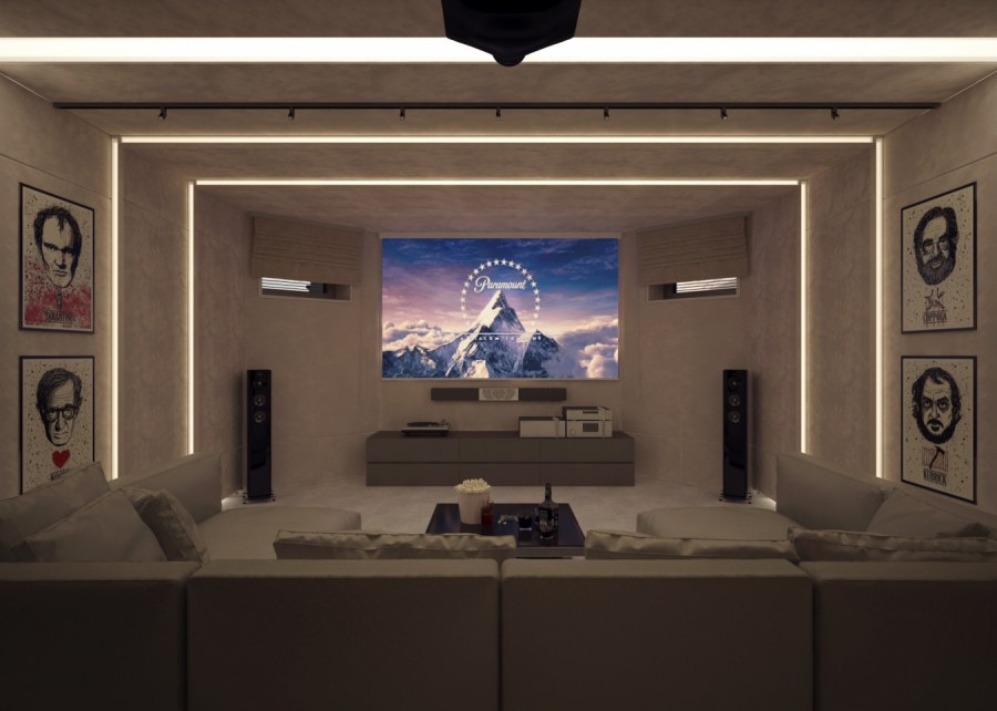 Домашний кинотеатр Минимализм