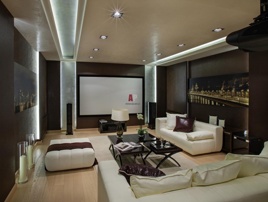 Гостиная в стиле кинотеатра