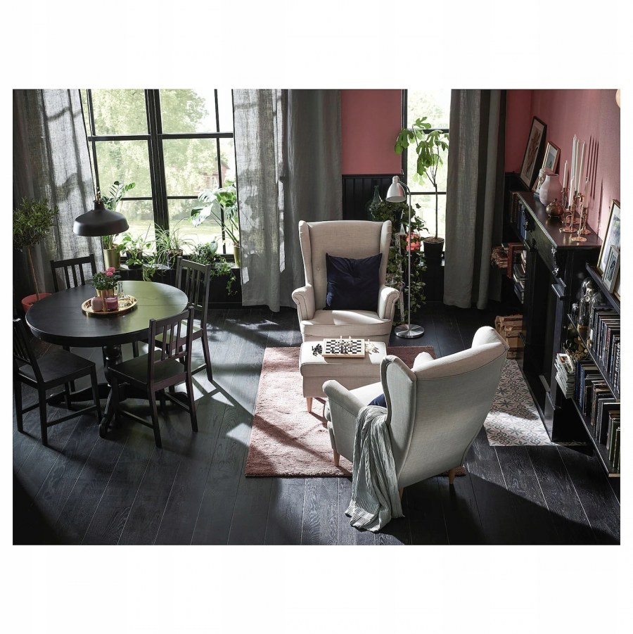 Кресло икеа СТРАНДМОН серое