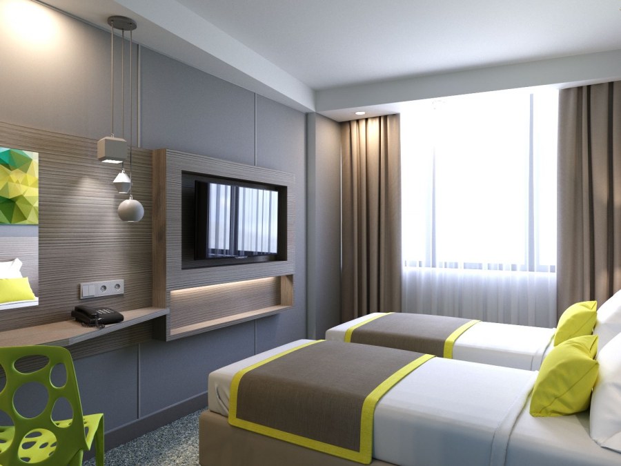 Интерьер маленькой гостиницы