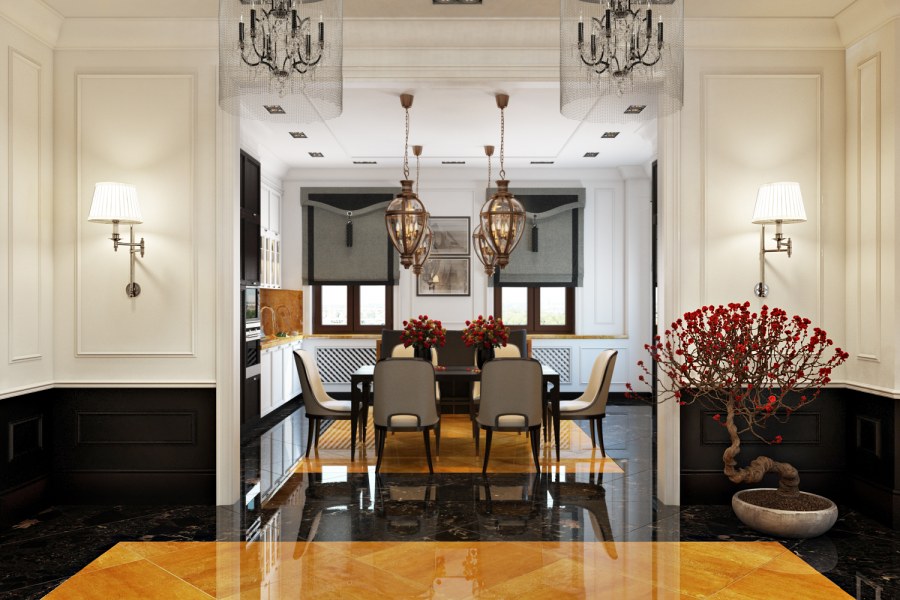 Интерьер Парижской квартиры Катрин Денев