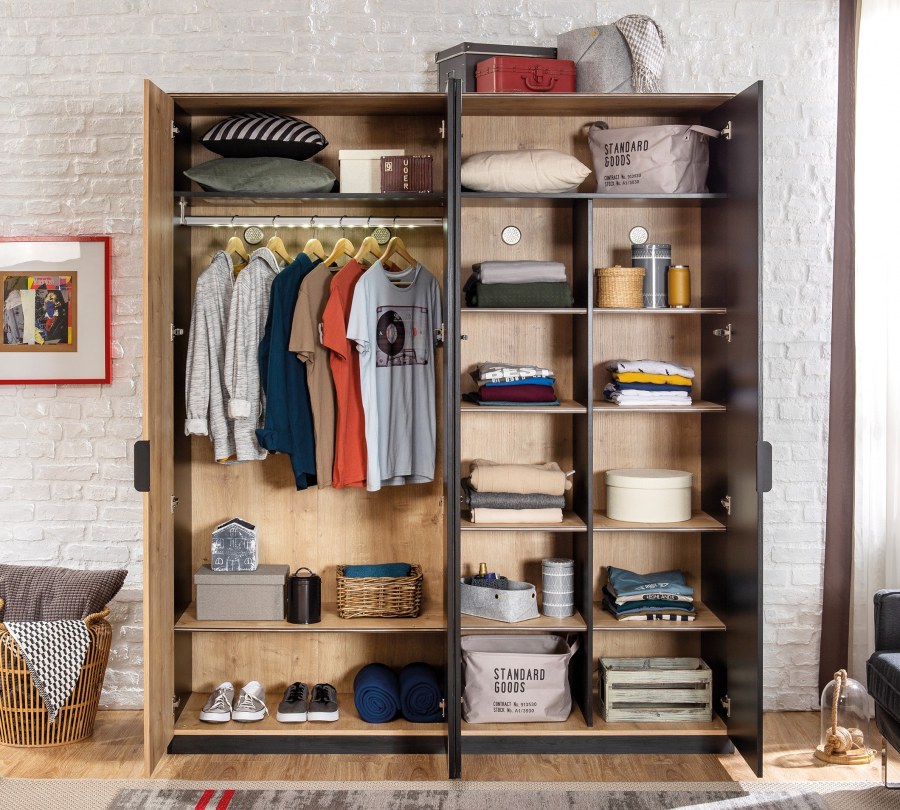 Шкаф купе Cilek Black