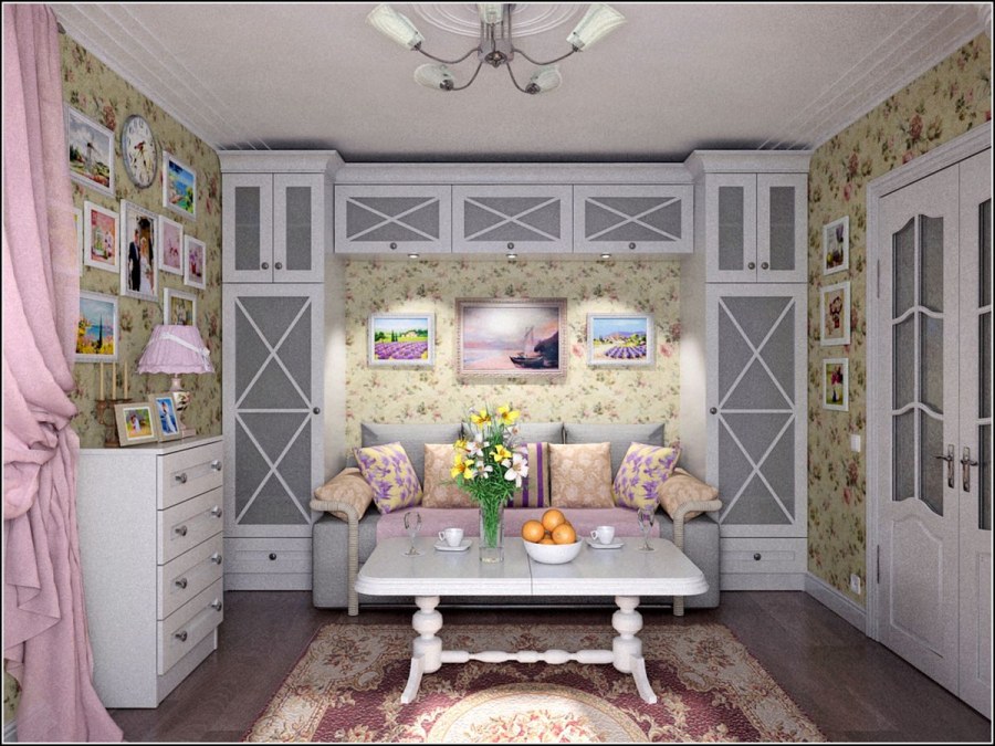 Гостиная в стиепрованс