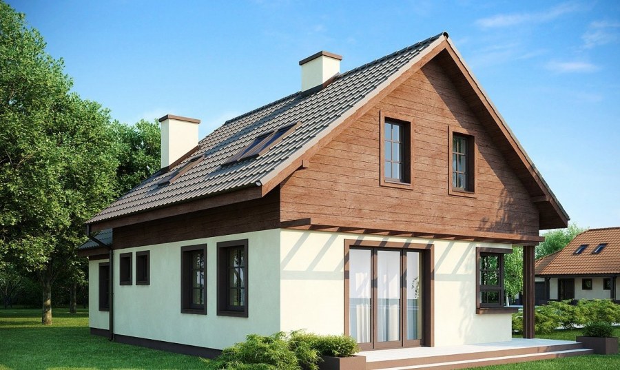 Деревянная крыша интерьер