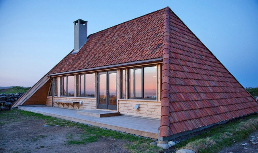 Дом с мансардой в американском стиле