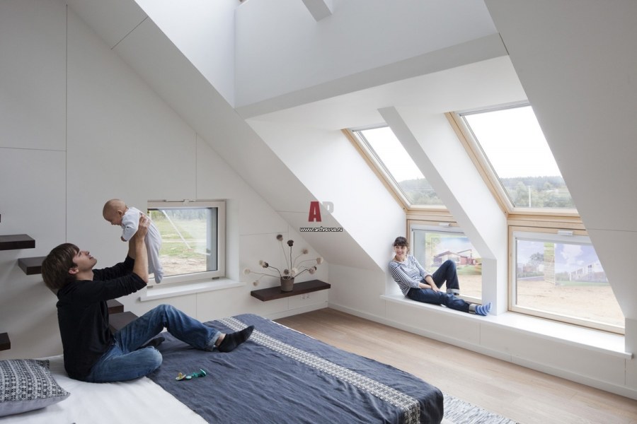 Мансарда с панорамными окнами