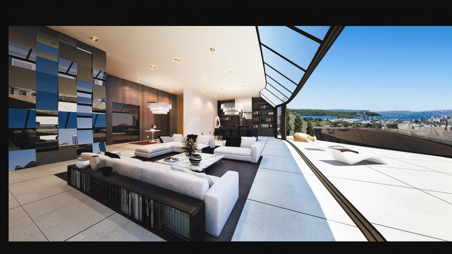 Пентхаус интерьер