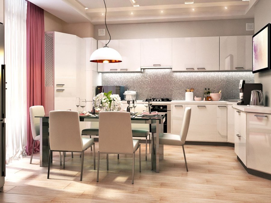 Матовые кухни