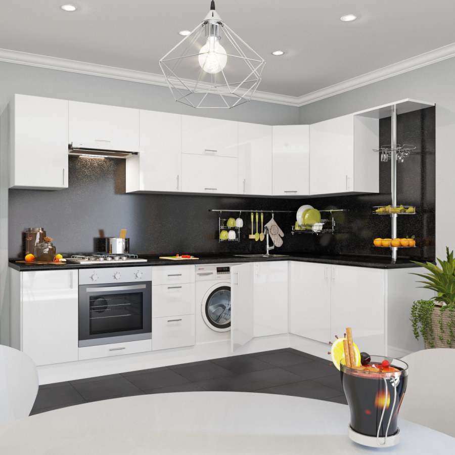 Кухня Антея Леруа Мерлен синяя