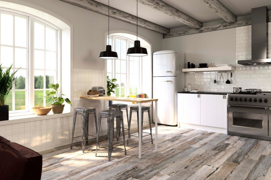 Современная напольная плитка для кухни
