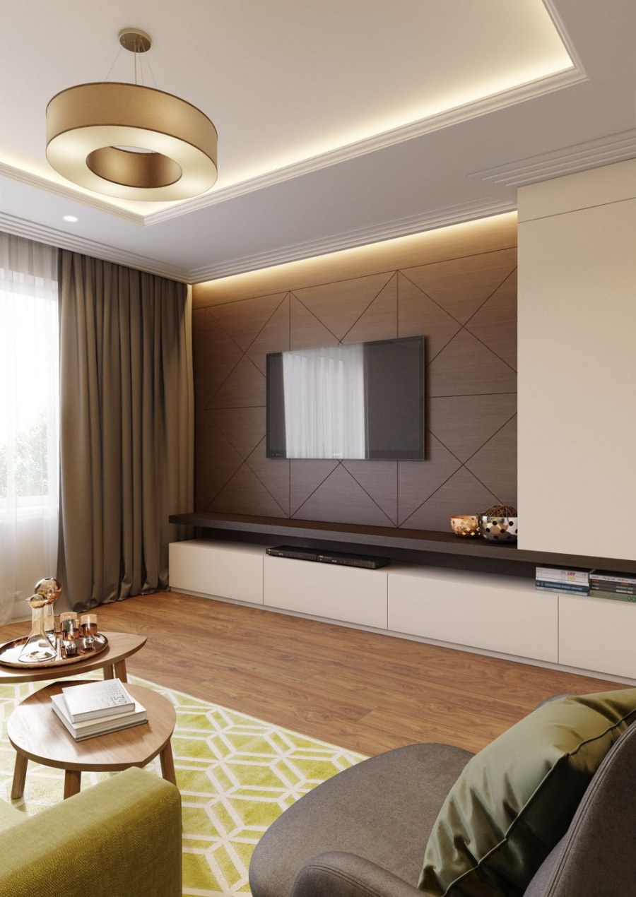 Дизайнерские проекты гостиной