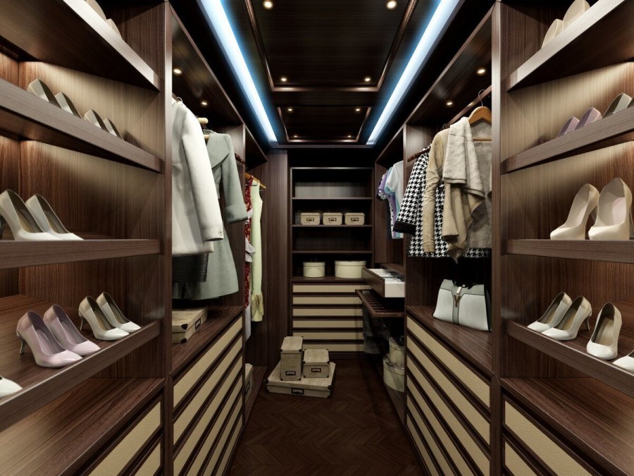 Стильная гардеробная
