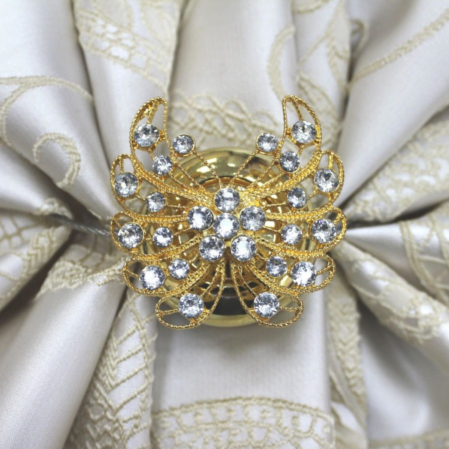 TEXREPUBLIC / подхват для штор магнитный, золото, 25 cm