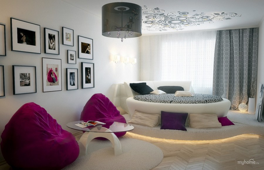 Цвет стен в интерьере психология