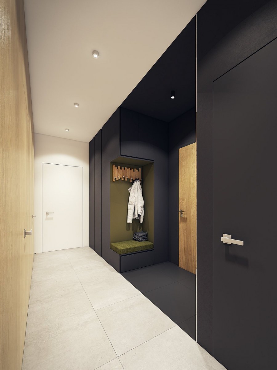 Прихожая в стиле Контемпорари