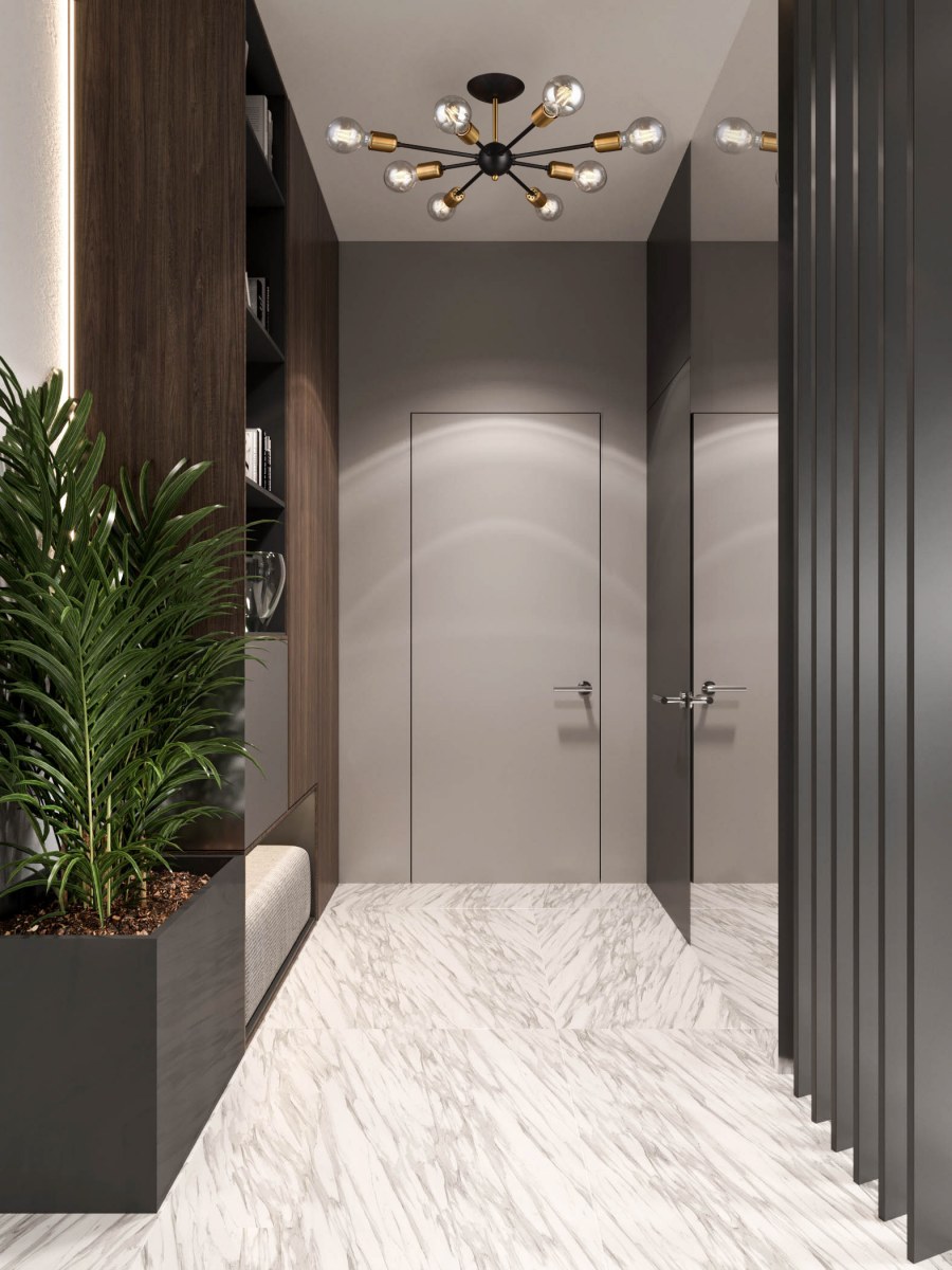 Интерьер холла в современном стиле