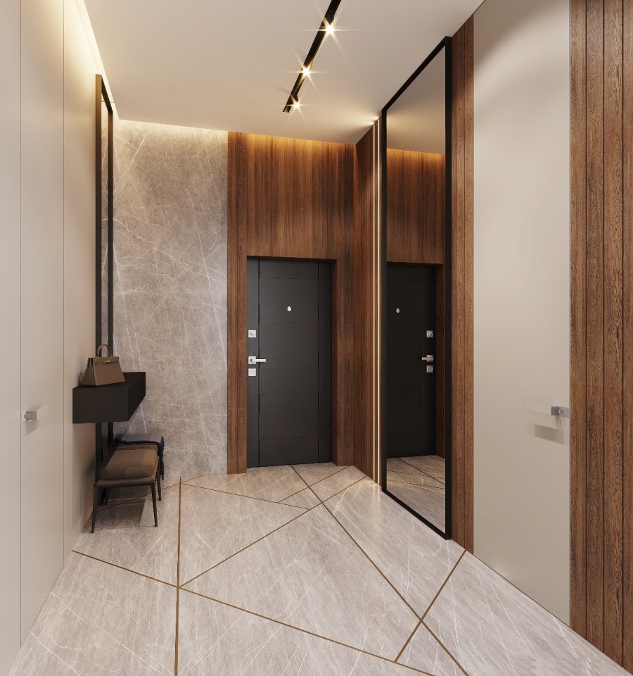 Современная прихожая в квартире