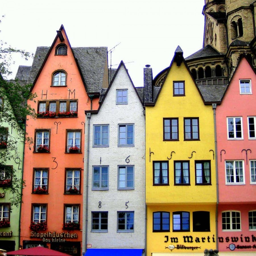 Разноцветные домики Европы