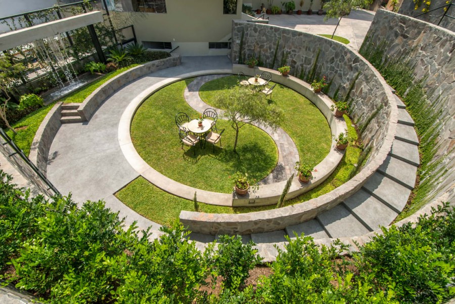 Ландшафтная архитектура в стиле Модерн