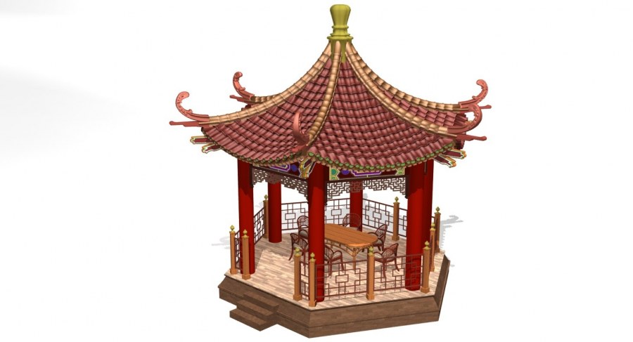 Беседки древнего Китая