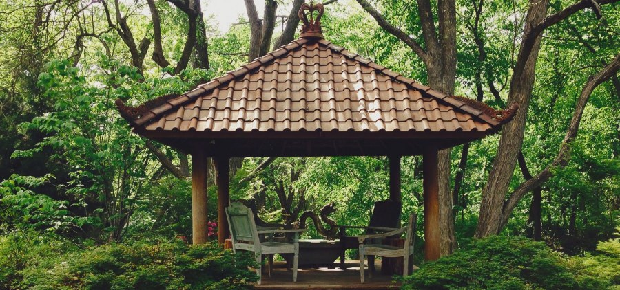 Беседка в Восточном стиле