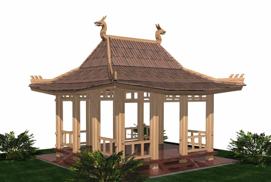 Кровля в китайском стиле