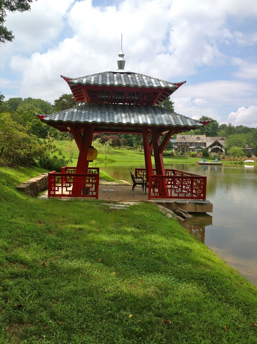 Беседка в японском стиле