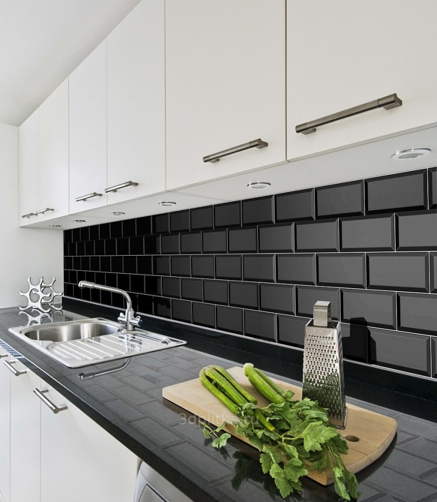 Плитка Biselado negro