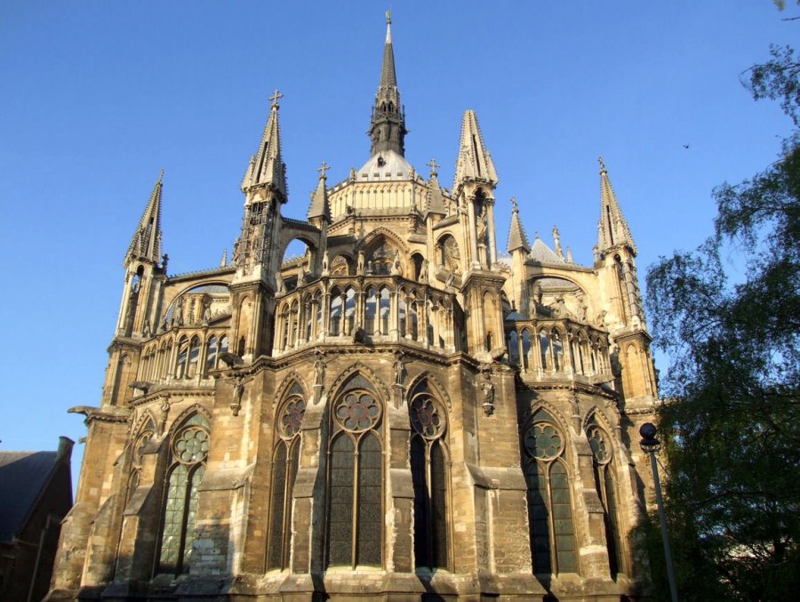 Кафедральный собор Франции Реймс
