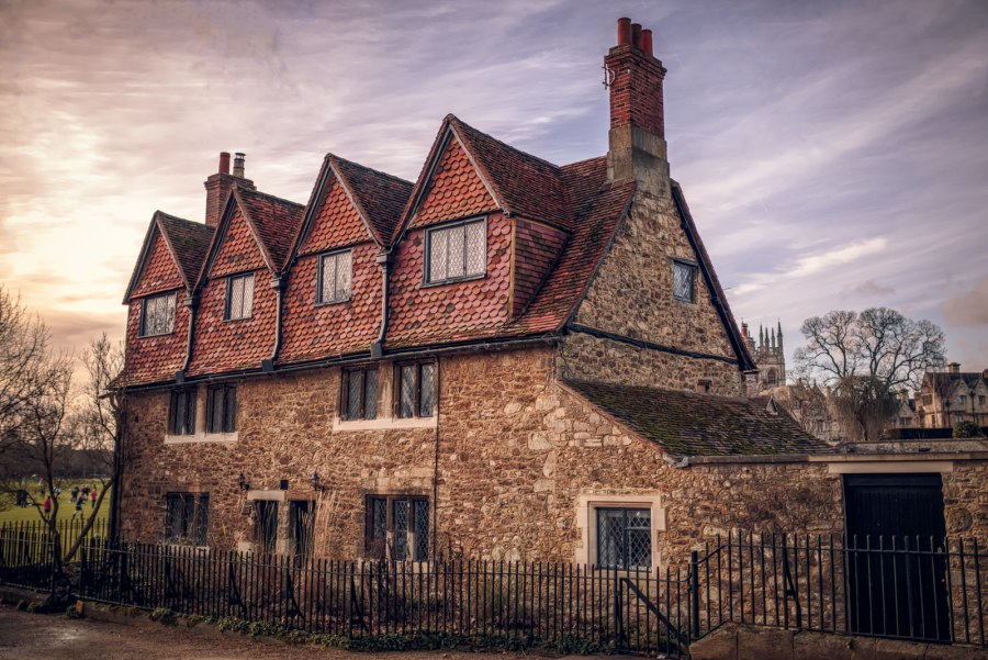 Средневековый дом в Англии 14 века