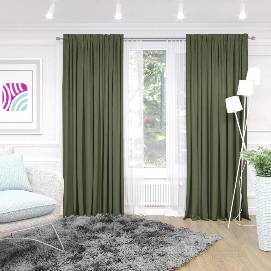 Шторы в коричнево бирюзовом цвете