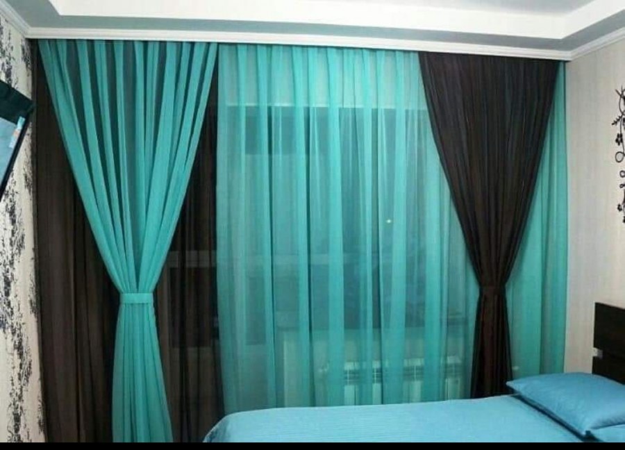 Шторы бирюза