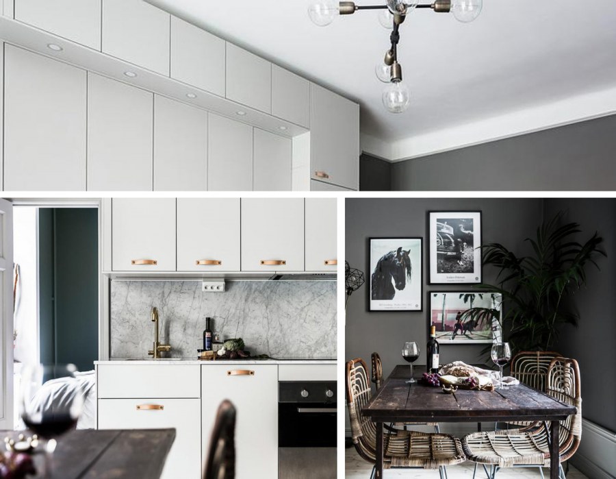 Кухня икеа Рингульт серый