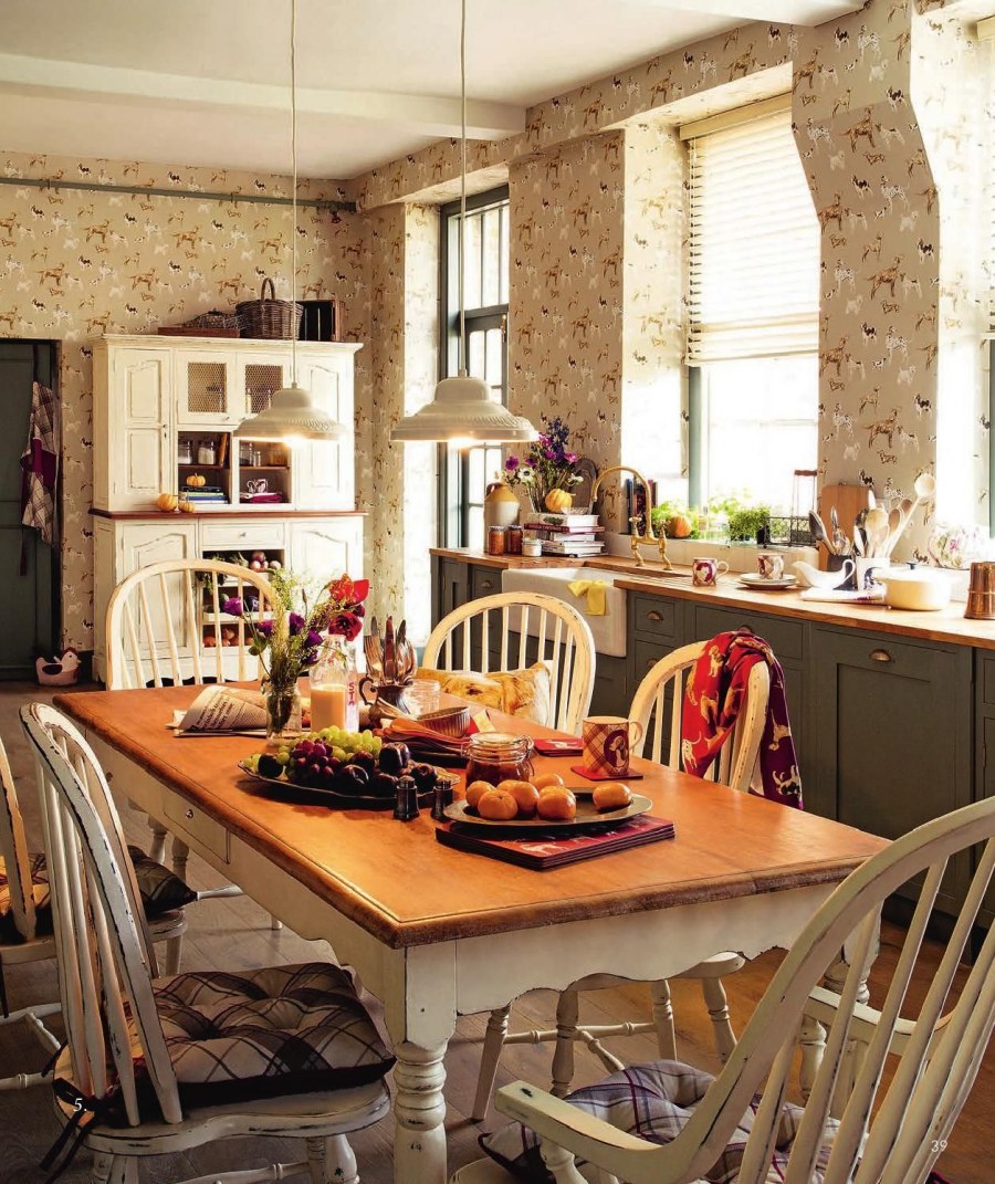 Лаура Эшли интерьер для кухни