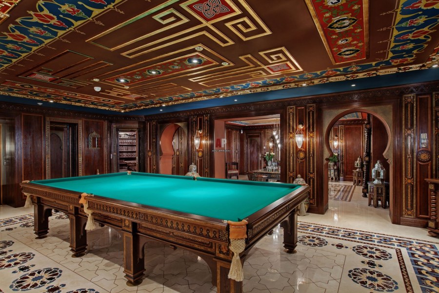 Бильярдная интерьер