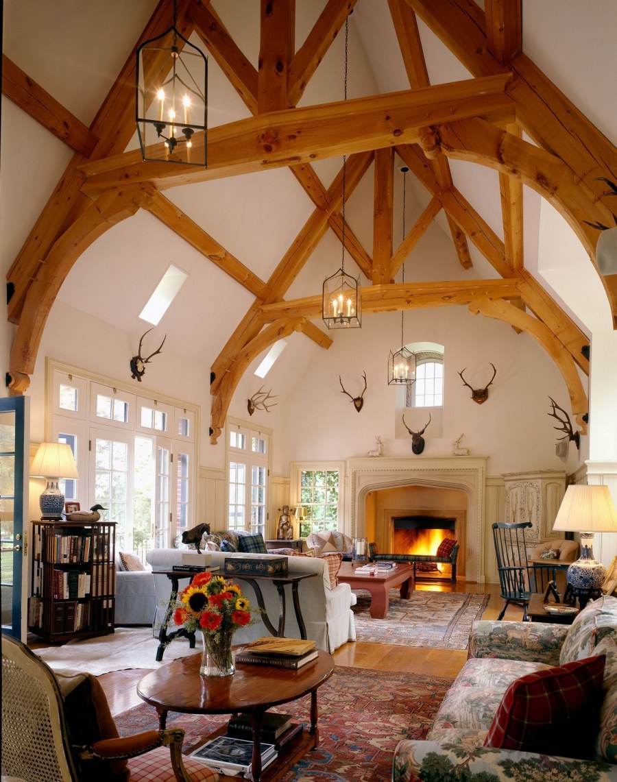 Сводчатый потолок в английском стиле