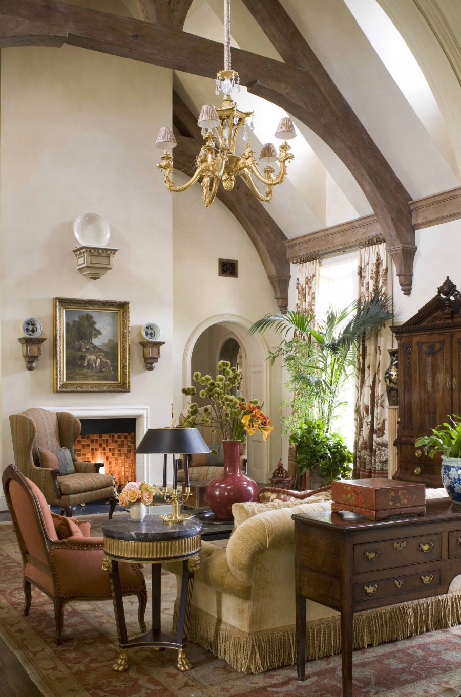 Спальня в стиле итальянского Кантри