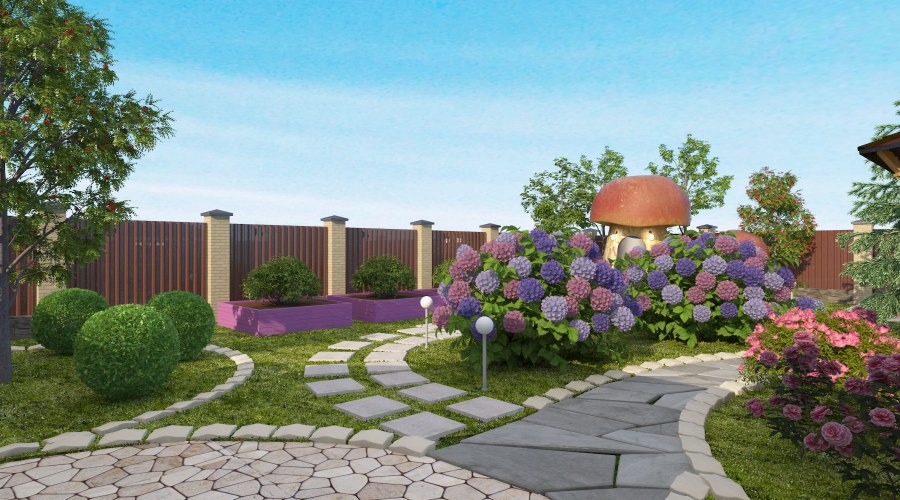 Ландшафт въездной зоны